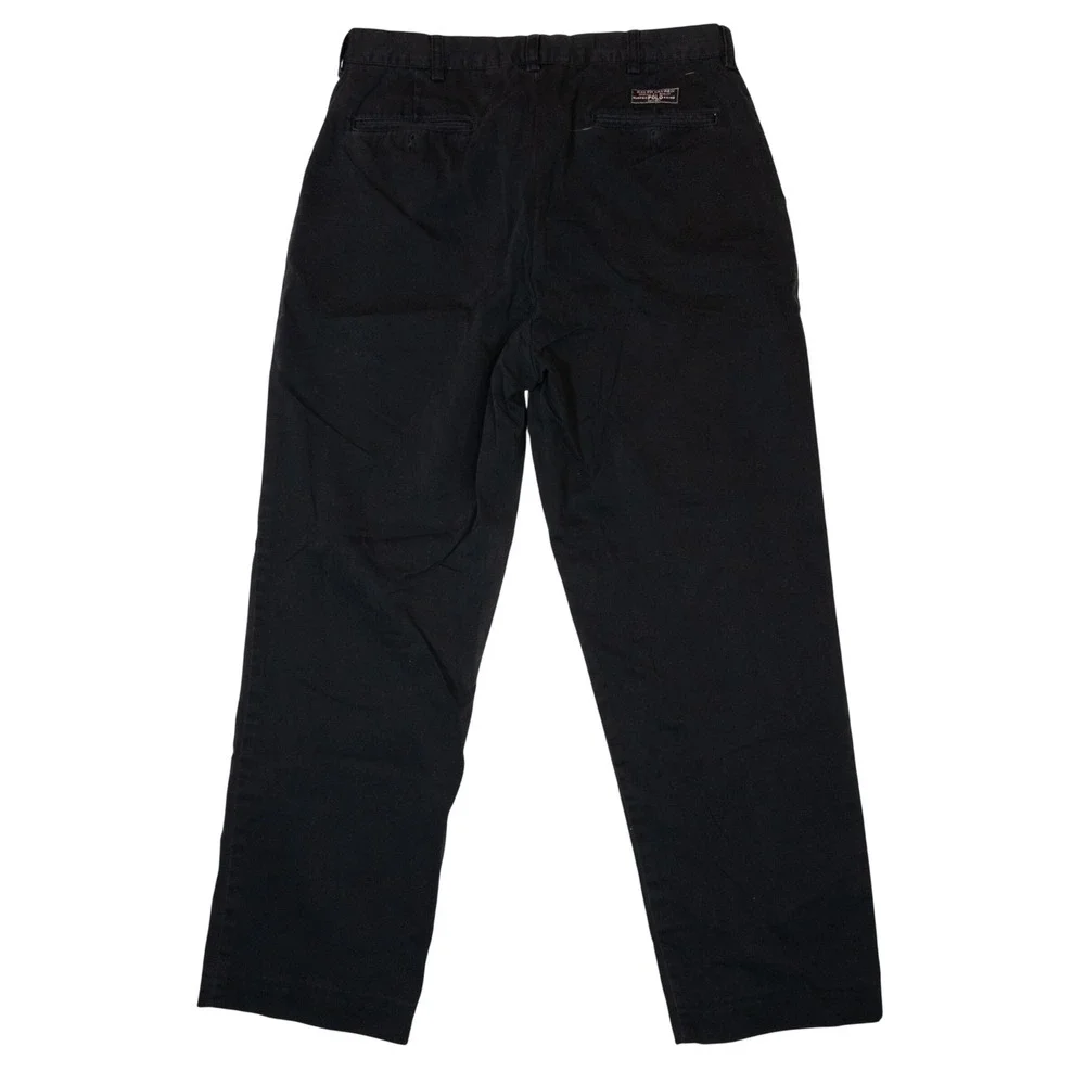 Polo Ralph Lauren Prospect Pant Mens 35x32 Black Vintage Chino W087157